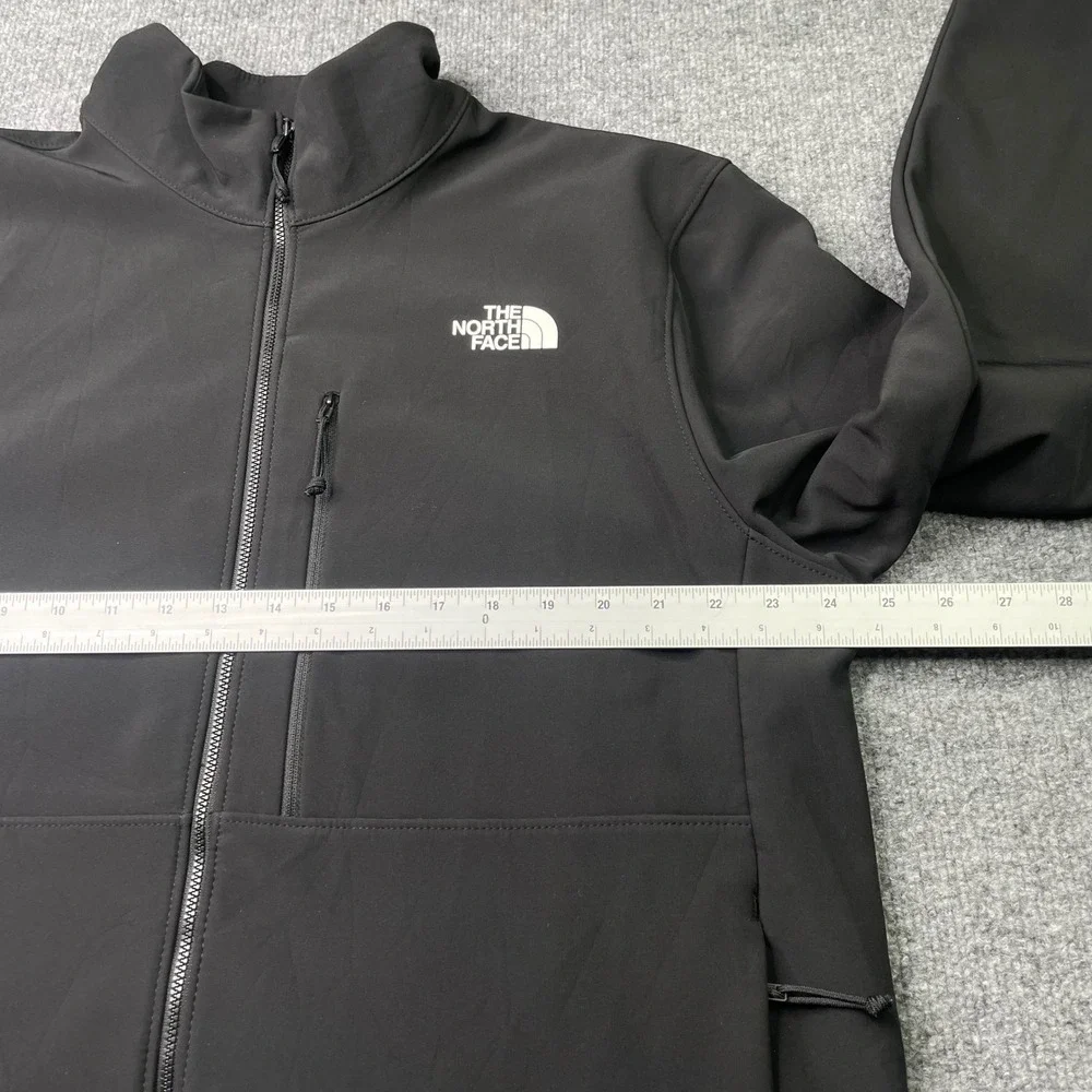 The North Face WindWall Jacket Mens XL Black Softshell Full Zip NF0A84HR